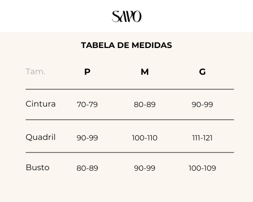 Medidas do produto
